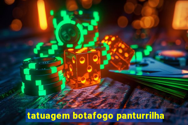 tatuagem botafogo panturrilha